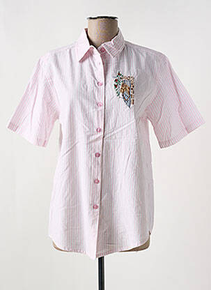 Chemisier manches courtes manches courtes rose JAC JAC femme