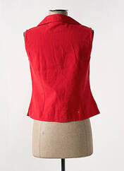 Gilet sans manche rouge JAC JAC pour femme seconde vue