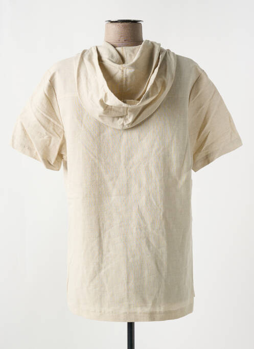 Veste casual coupe droite beige PANDOLFI femme