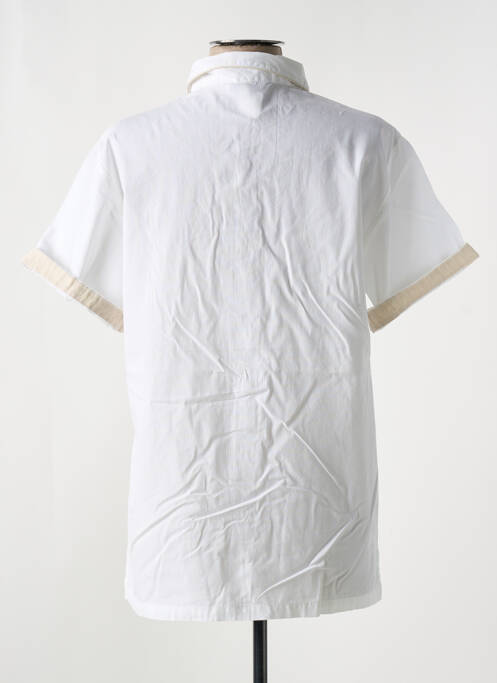 Chemisier manches courtes manches courtes blanc JAC JAC femme