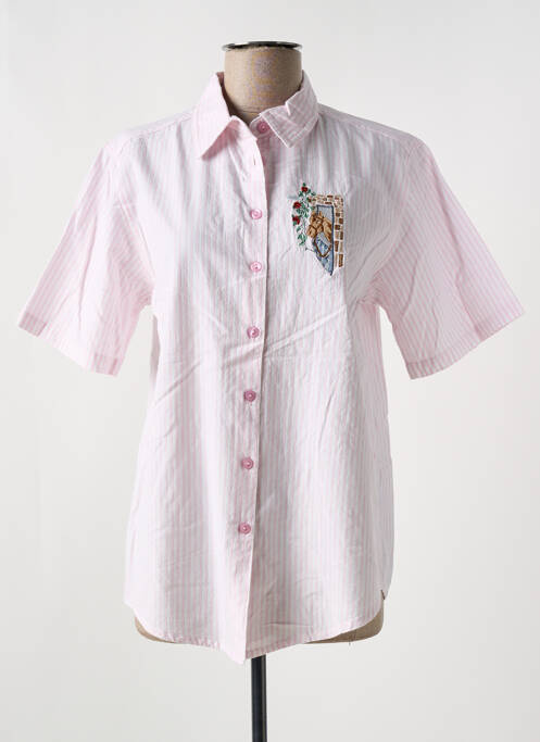 Chemisier manches courtes manches courtes rose JAC JAC femme