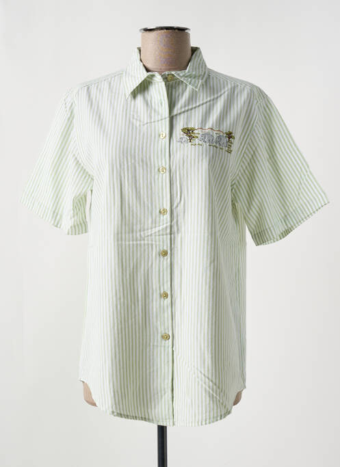 Chemisier manches courtes manches courtes vert JAC JAC femme