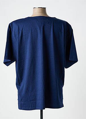 T-shirt coupe droite manches courtes bleu L'AUTRE MAILLE femme