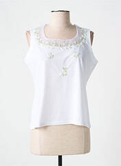 Débardeur blanc ALOHA pour femme seconde vue
