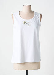 Débardeur blanc JAC JAC pour femme seconde vue