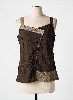 Débardeur marron JAC JAC pour femme