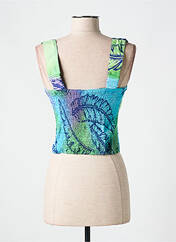 Top bleu GARUDA GARUZO pour femme seconde vue