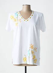 T-shirt blanc ALOHA pour femme seconde vue