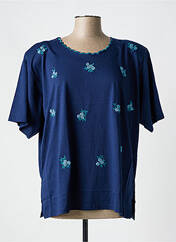 T-shirt bleu L'AUTRE MAILLE pour femme seconde vue