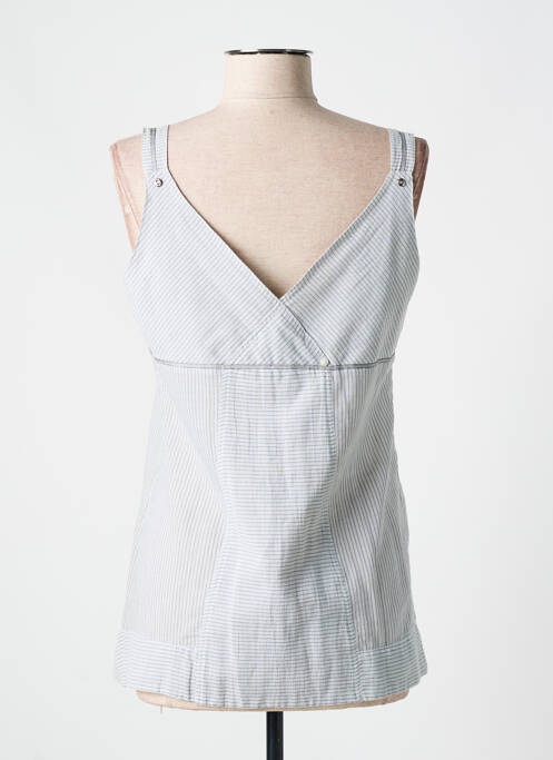 Débardeur coupe droite sans manche gris VOODOO femme