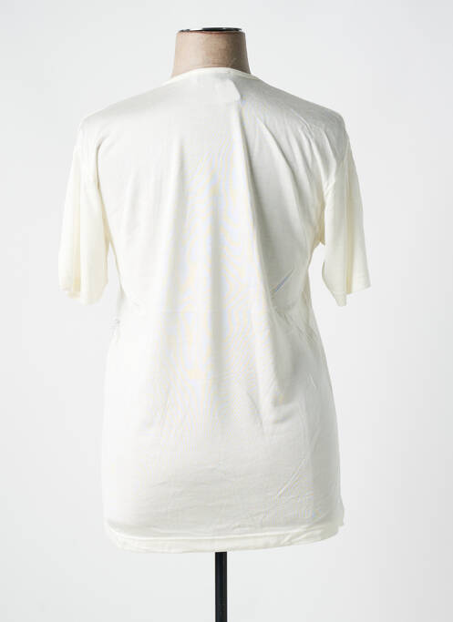 T-shirt stretch manches courtes beige ALOHA femme