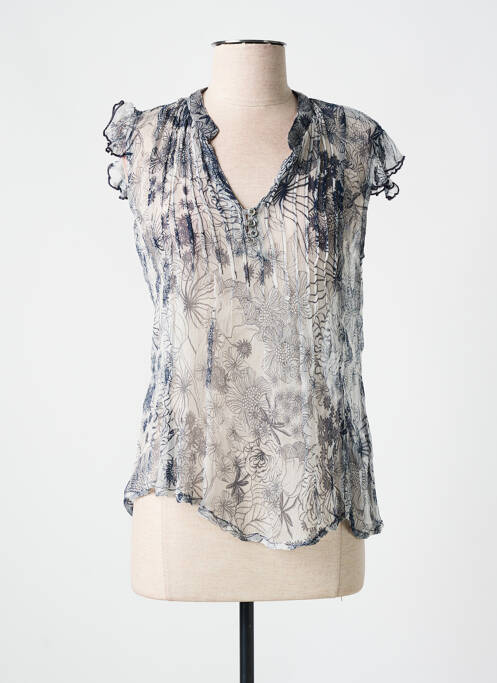 Blouse bleu AGATHE & LOUISE pour femme