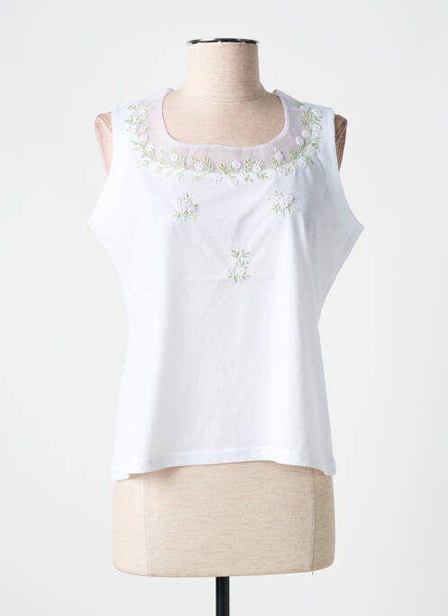 Débardeur blanc ALOHA pour femme