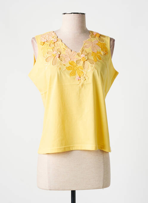 Débardeur jaune ALOHA pour femme