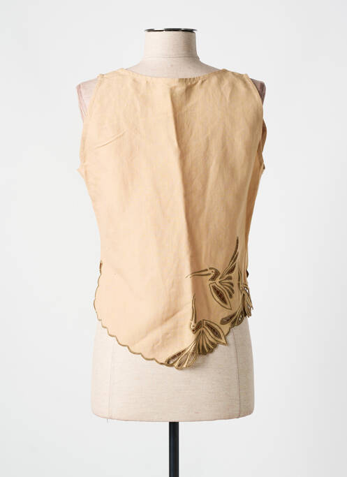 Top beige GARUDA GARUZO pour femme