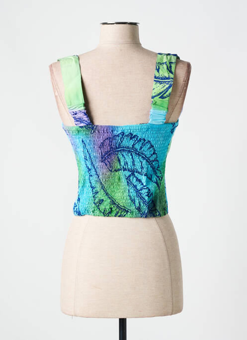 Top bleu GARUDA GARUZO pour femme