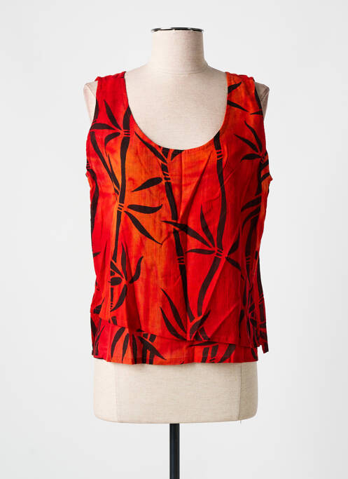 Top rouge GARUDA GARUZO pour femme