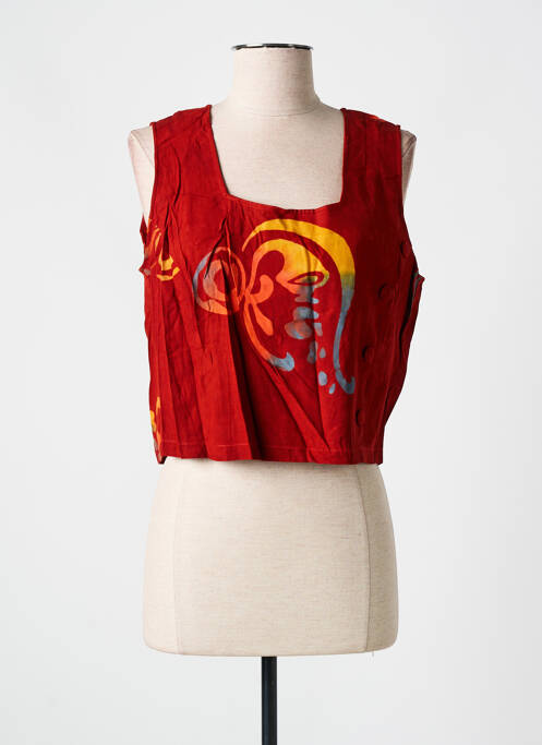 Top rouge GARUDA GARUZO pour femme