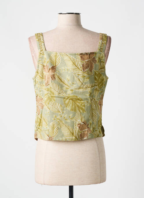 Top vert JAC JAC pour femme