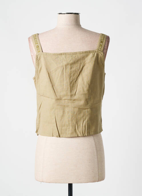 Top vert JAC JAC pour femme