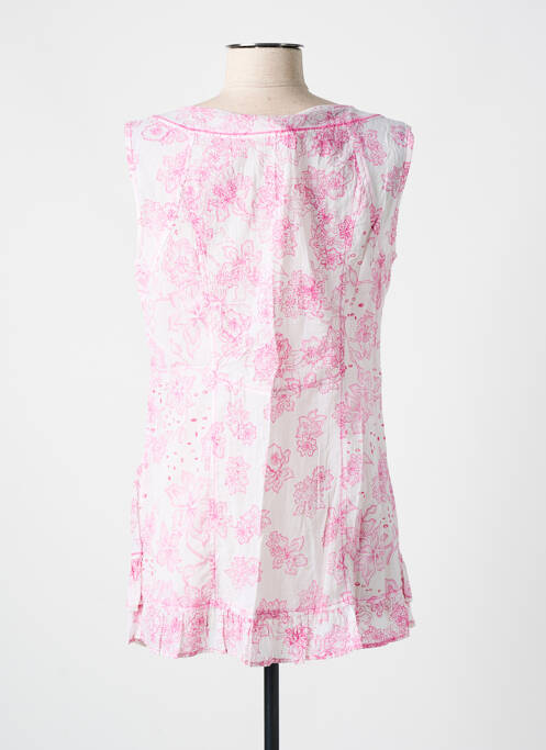 Tunique sans manche rose JAC JAC pour femme