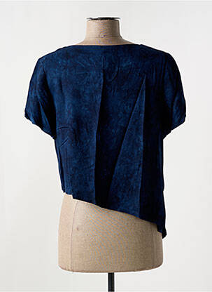 Top manches courtes manches courtes bleu GARUDA GARUZO femme