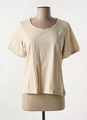 T-shirt beige JAC JAC pour femme seconde vue