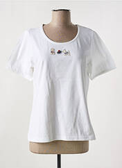 T-shirt blanc LES MARINS DE JAC JAC pour femme seconde vue