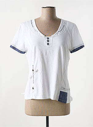T-shirt blanc LES MARINS DE JAC JAC pour femme