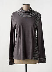 T-shirt gris JAC JAC pour femme seconde vue