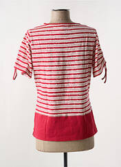 T-shirt rouge LES MARINS DE JAC JAC pour femme seconde vue