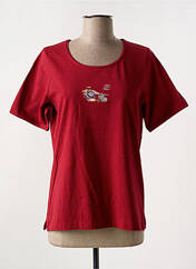 T-shirt rouge LES MARINS DE JAC JAC pour femme seconde vue