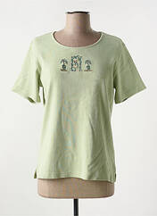T-shirt vert JAC JAC pour femme seconde vue