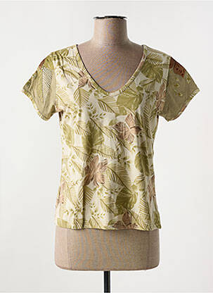 T-shirt vert JAC JAC pour femme