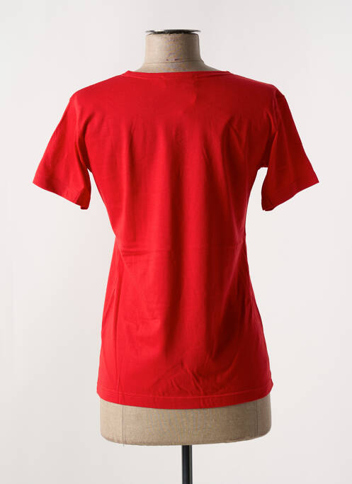 T-shirt stretch manches courtes rouge ALOHA femme