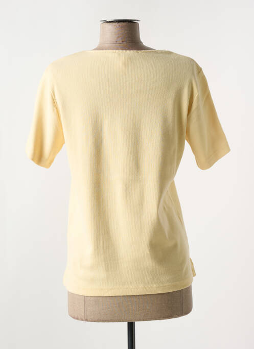 T-shirt stretch manches courtes jaune JAC JAC femme