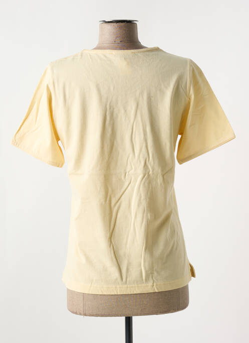 T-shirt stretch manches courtes jaune JAC JAC femme