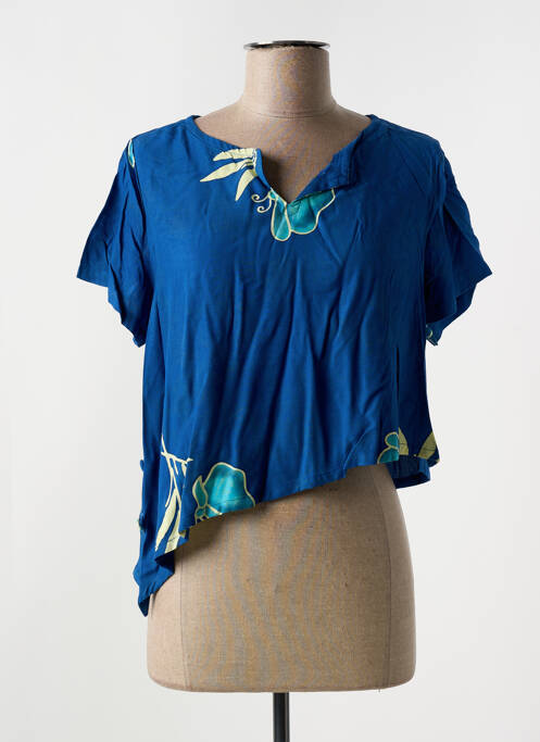 Top bleu GARUDA GARUZO pour femme