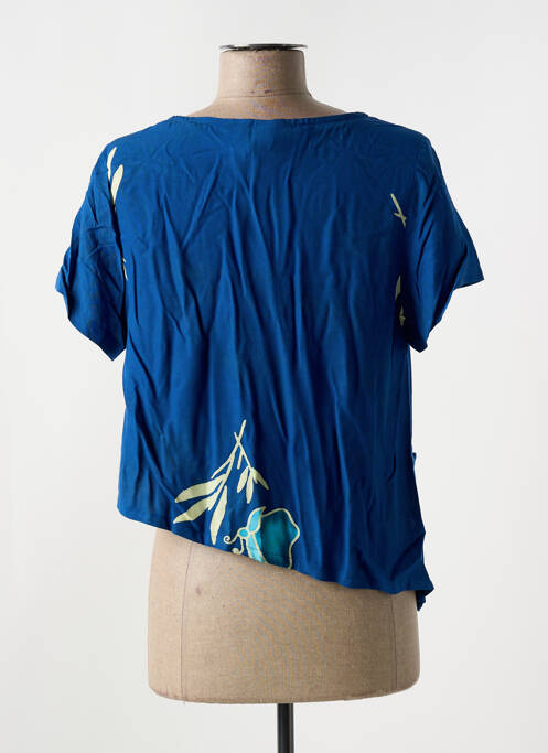 Top bleu GARUDA GARUZO pour femme