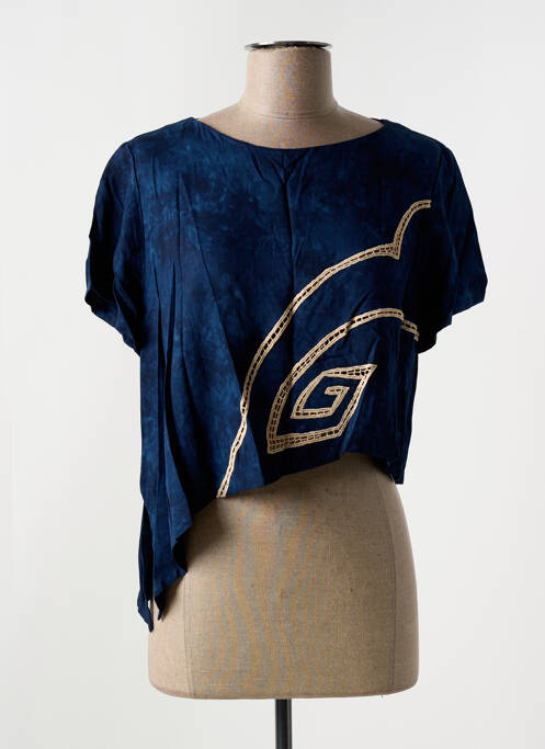 Top bleu GARUDA GARUZO pour femme