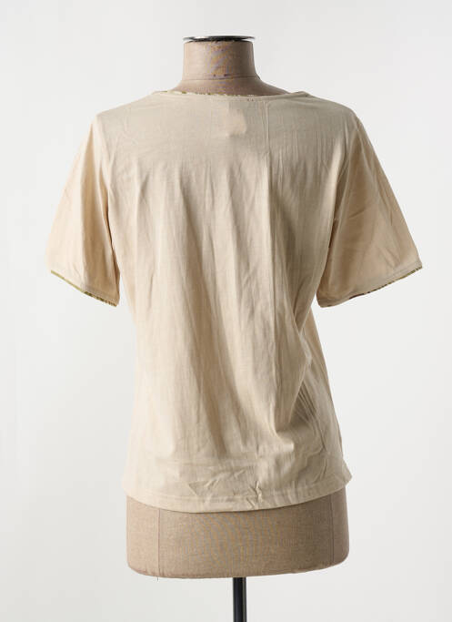 T-shirt beige JAC JAC pour femme