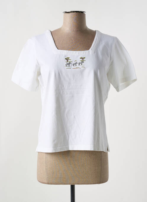 T-shirt beige JAC JAC pour femme
