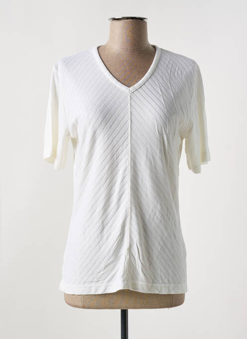 T-shirt beige JANE R. pour femme