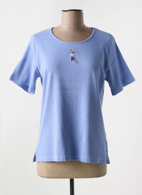 T-shirt bleu LES MARINS DE JAC JAC pour femme
