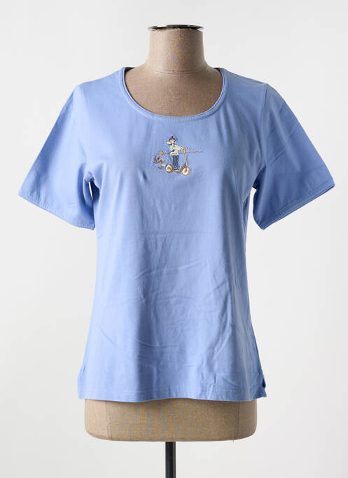 T-shirt bleu LES MARINS DE JAC JAC pour femme