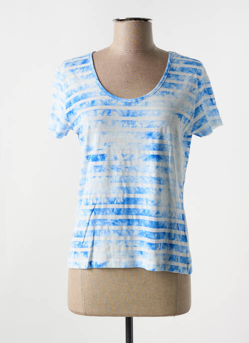 T-shirt bleu LES MARINS DE JAC JAC pour femme