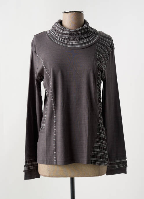 T-shirt gris JAC JAC pour femme