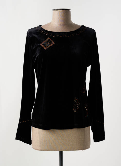 T-shirt noir JAC JAC pour femme