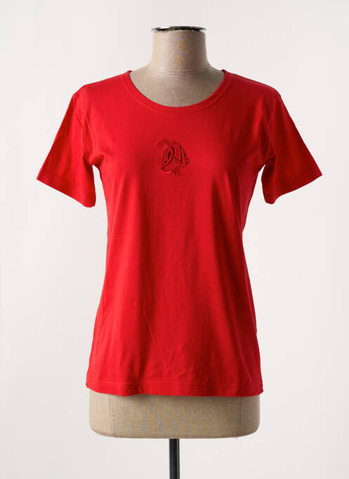 T-shirt rouge ALOHA pour femme