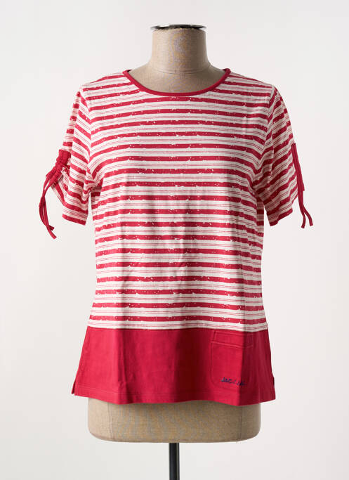 T-shirt rouge LES MARINS DE JAC JAC pour femme